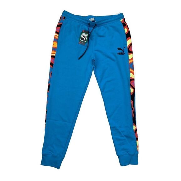 Puma T7 Lava Flow Fleece Track Pants Men’s Size 2XL - Picture 1 of 4